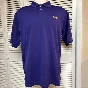 LSU  COLUMBIA Size XL Purple and Gold Pullover